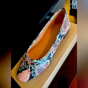 Madewell snakeskin ballet flats